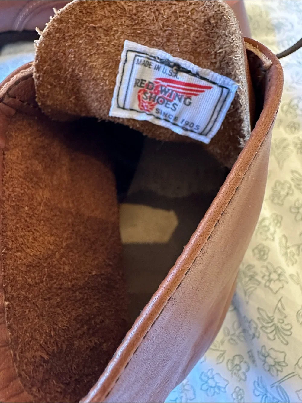 Red Wing Shoes vintage chestnut